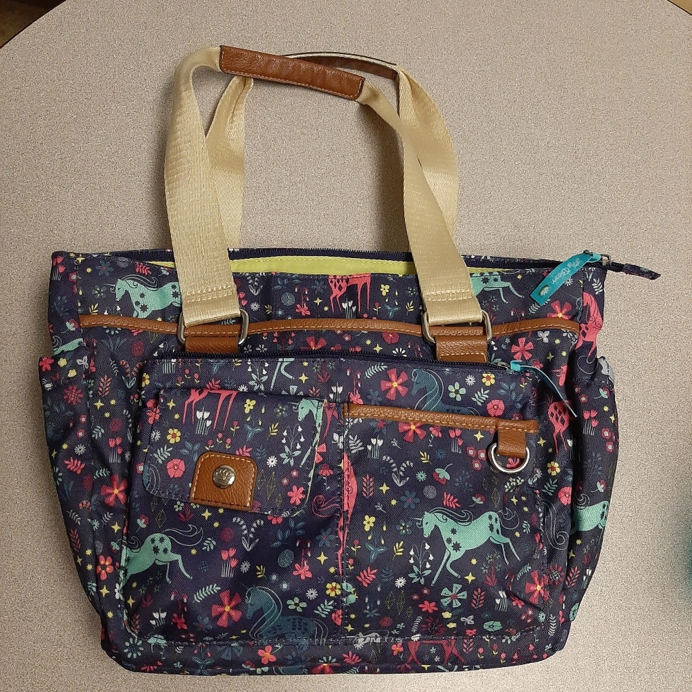 Lily bloom unicorn handbag